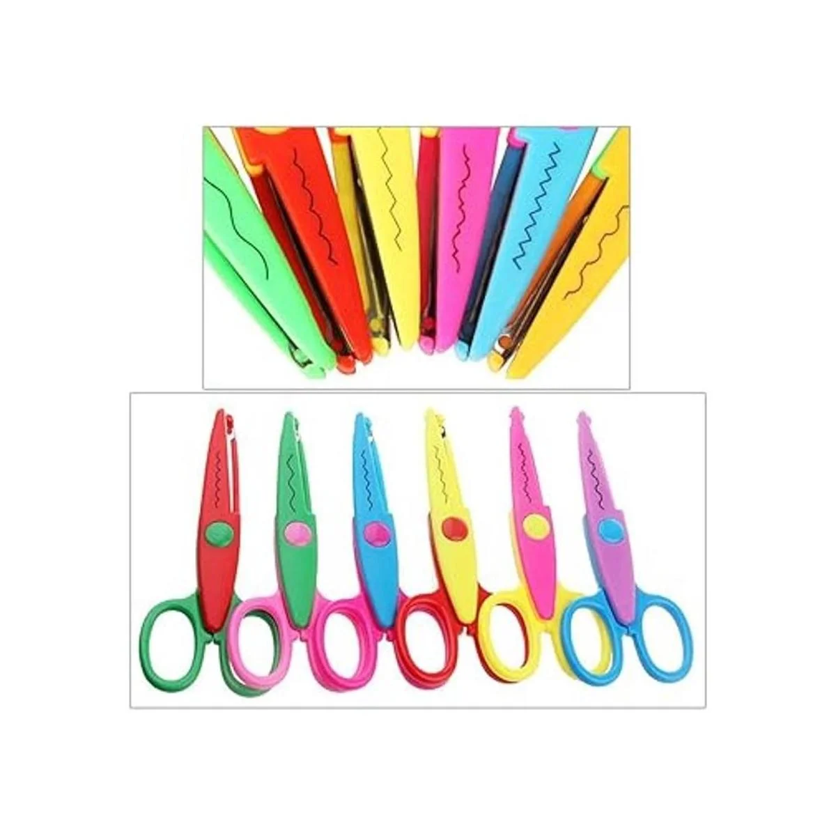 Jialeey Tijeras de plástico para niños diseño de_4