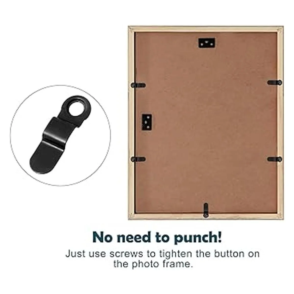 Suiwotin Juego de 100 piezas para marcos de fotos color