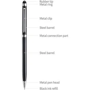 ChaoQ Lápices para pantallas táctiles 5 piezas 2 en 1_6