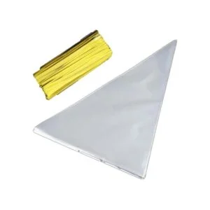 GOETOR Bolsa de cono 100 bolsas transparentes de celofán_2