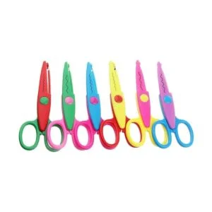 Jialeey Tijeras de plástico para niños diseño de_3