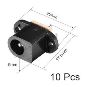uxcell DC017 0.217 in x 0.079 in DC Power Jack Socket 3_2