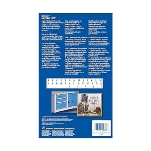 Westcott LetterCraft Stencil Nueva Fuente Personajes de