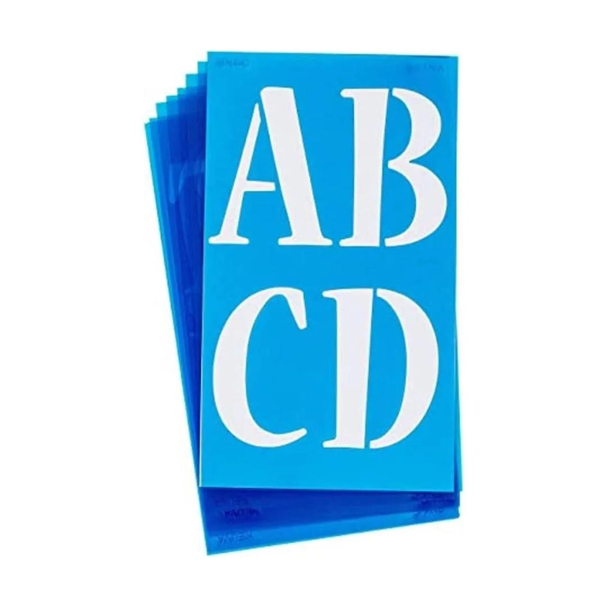 Westcott LetterCraft Stencil Nueva Fuente Personajes de