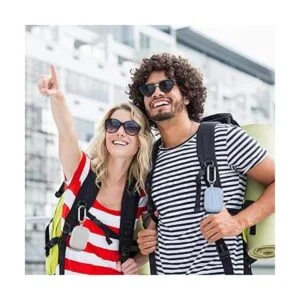 SATLITOG Funda protectora de silicona con llavero