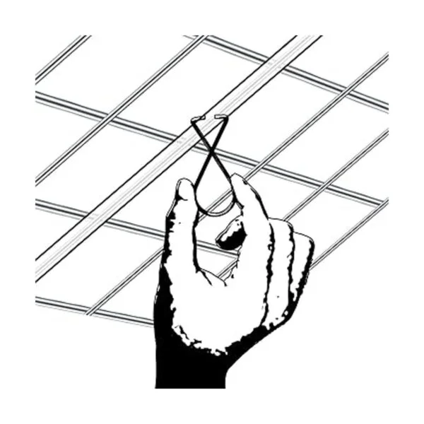Ganchos de techo para azulejos de techo clips de barra en