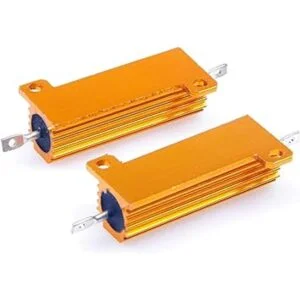 LM YN 2 Pcs de 50 W 1.5 Ohm 5 de aluminio Shell_4