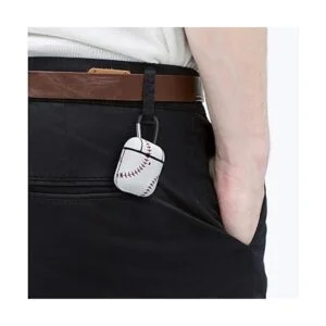 Njjex Funda para AirPods funda rígida de piel sintética