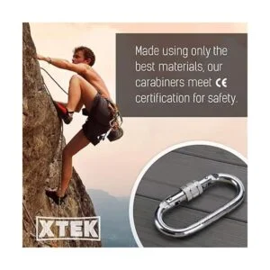 Climbing Carabiner UIAA CE Rated 25 kN 5620 LB Heavy_3