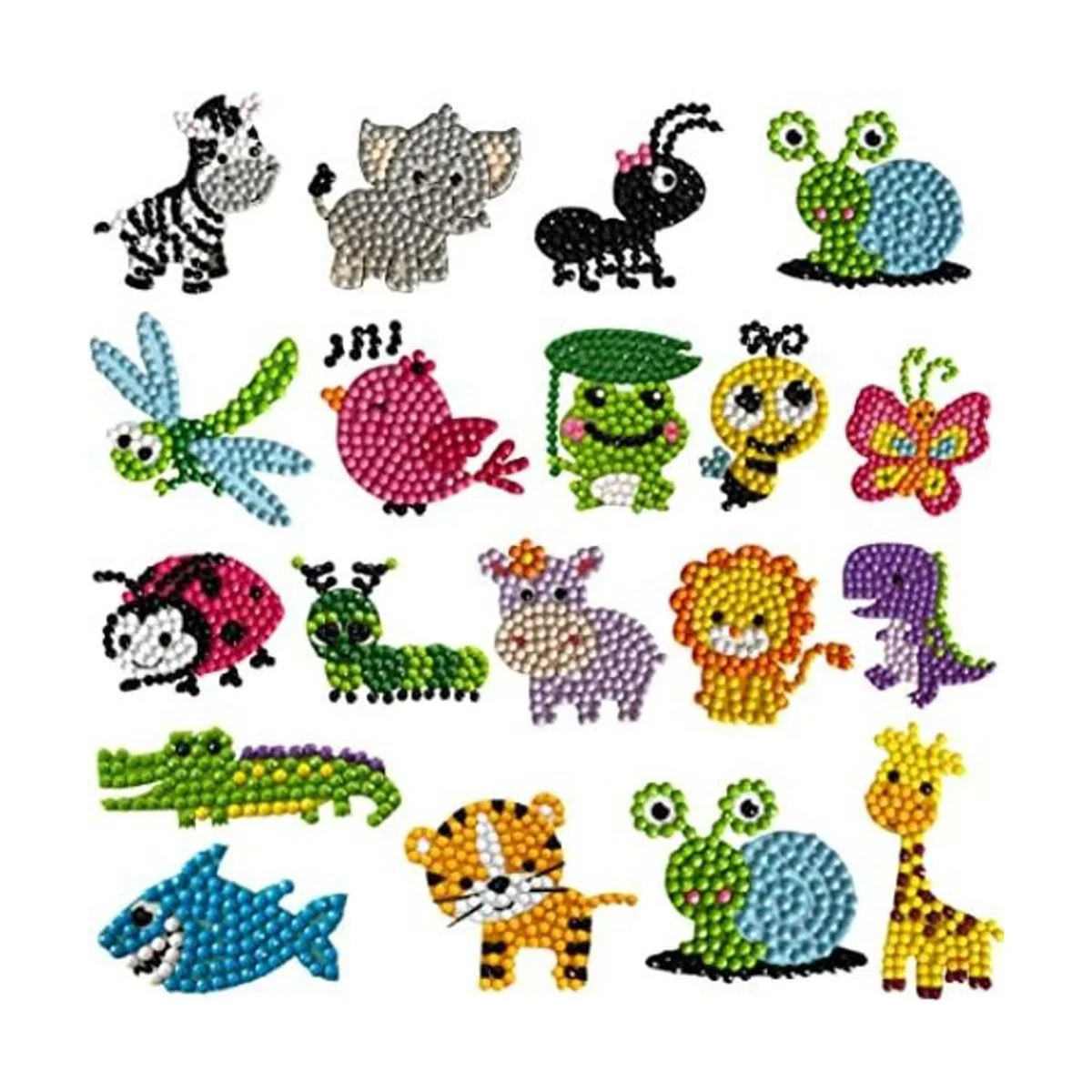 Kit Sinceroduct de pintura de diamante 18 piezas de_1