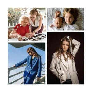 162 botones de costura de resina mixta botones ecológicos