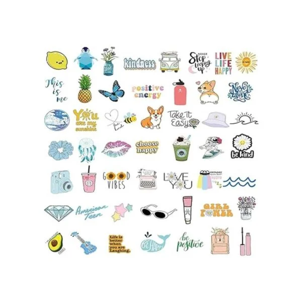 Bekayshad Stickers for Water Bottles 100 PackPCS Cute_2