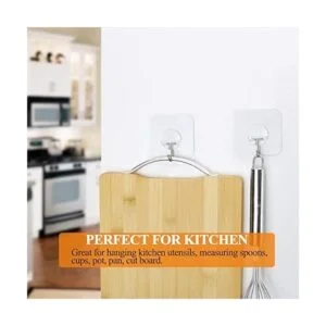 Ganchos adhesivos resistentes para colgar en la pared sin_4