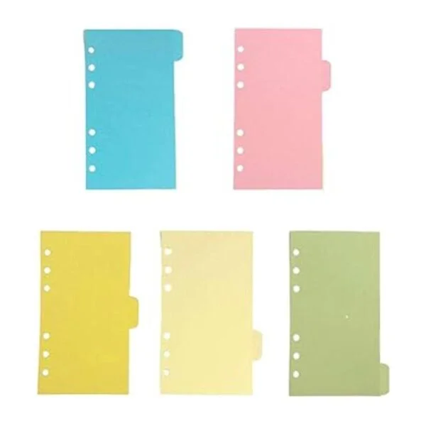 NUOBESTY 1 juego de 5 colores divisores índice clasificado_3