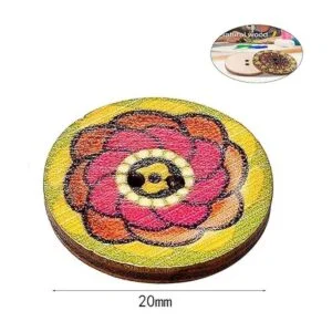 200 botones de madera botones de madera vintage con 2_2