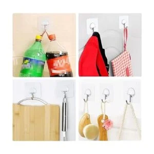 Ganchos adhesivos resistentes para colgar en la pared sin_5