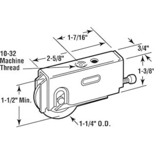 PrimeLine D 1723 D1723 Conjunto de puerta corredera de_2