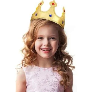 NUOBESTY Corona de rey dorado delicado sombrero de corona_2