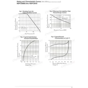 Chanzon KBPC5010 Diodo rectificador de puente 50A 1000V_3