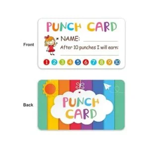 Tarjeta de perforación 100 unidades de tarjeta de_2