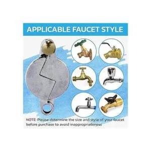 NUSET 28953 bloqueo de la llave de agua para Bibbs de_3