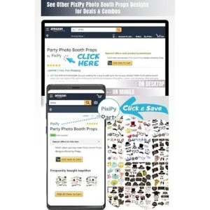 Accesorios para cabina de fotos dorada totalmente