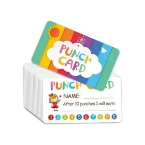 Tarjeta de perforación 100 unidades de tarjeta de_6