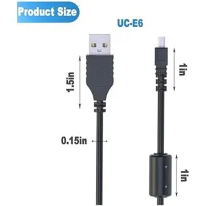Cable USB UCE6 Ancable USB MiniB universal de 3 pies