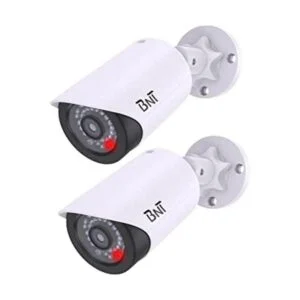BNT Cámara de seguridad falsa con luz LED roja por la_1
