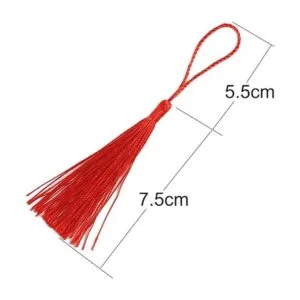 VEYLIN 100 borlas pequeñas artesanías hechas a mano mini_4