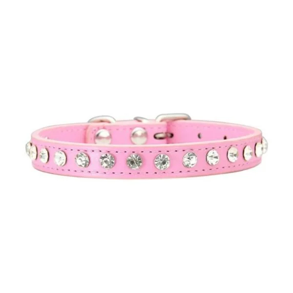 Collares de perro de piel sintética para perros pequeños_3
