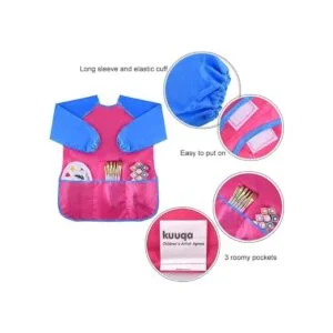 Delantal para arte impermeable Kuuqa para niños delantal_4