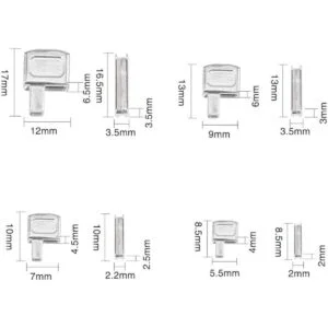 PH PandaHall 12 juegos de retenedores de cierre de