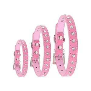 Collares de perro de piel sintética para perros pequeños_1