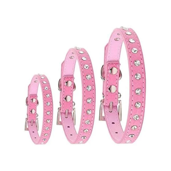 Collares de perro de piel sintética para perros pequeños_1