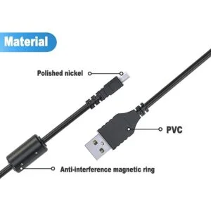 Cable USB UCE6 Ancable USB MiniB universal de 3 pies