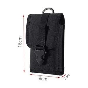 Zeato EDC Funda táctica militar MOLLE para teléfono con_3
