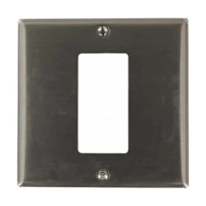 Leviton S746N Placa de pared de 2 bandas 1DecoraGFCI_1