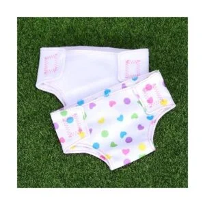 Tomaibaby Ropa de muñeca 2 pañales de muñeca ropa_4