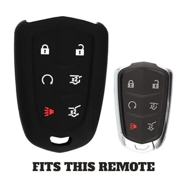 KeyGuardz Carcasa protectora de goma suave para Cadillac_3