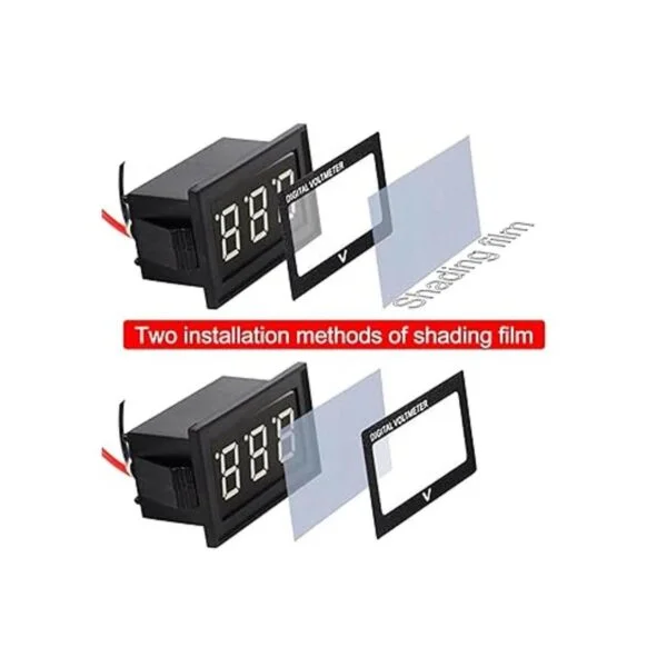 Voltímetro LED para carrito de golf de 48 V medidor de_3