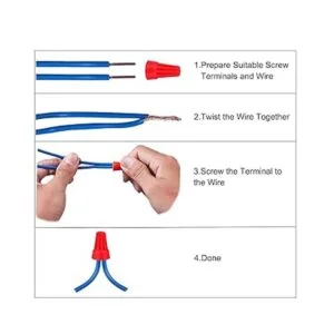 MuHize Juego de 158 piezas de conectores de alambre_4