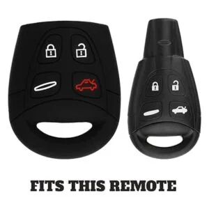 KeyGuardz LTQSAAM433TX Carcasa de goma suave para llave_3