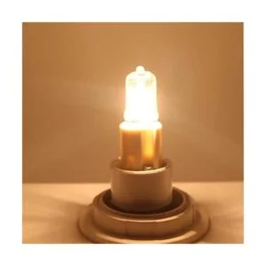 Paquete de 9 bombillas halógenas G9 de 40 W lente