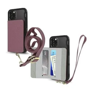 Soporte para teléfono celular y tarjetas de crédito con_1