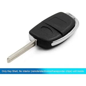 uxcell Carcasa plegable de 3 botones sin cortar con mando_5