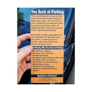 Witty Yeti Lote de 20 billetes de aparcamiento falsos de_5