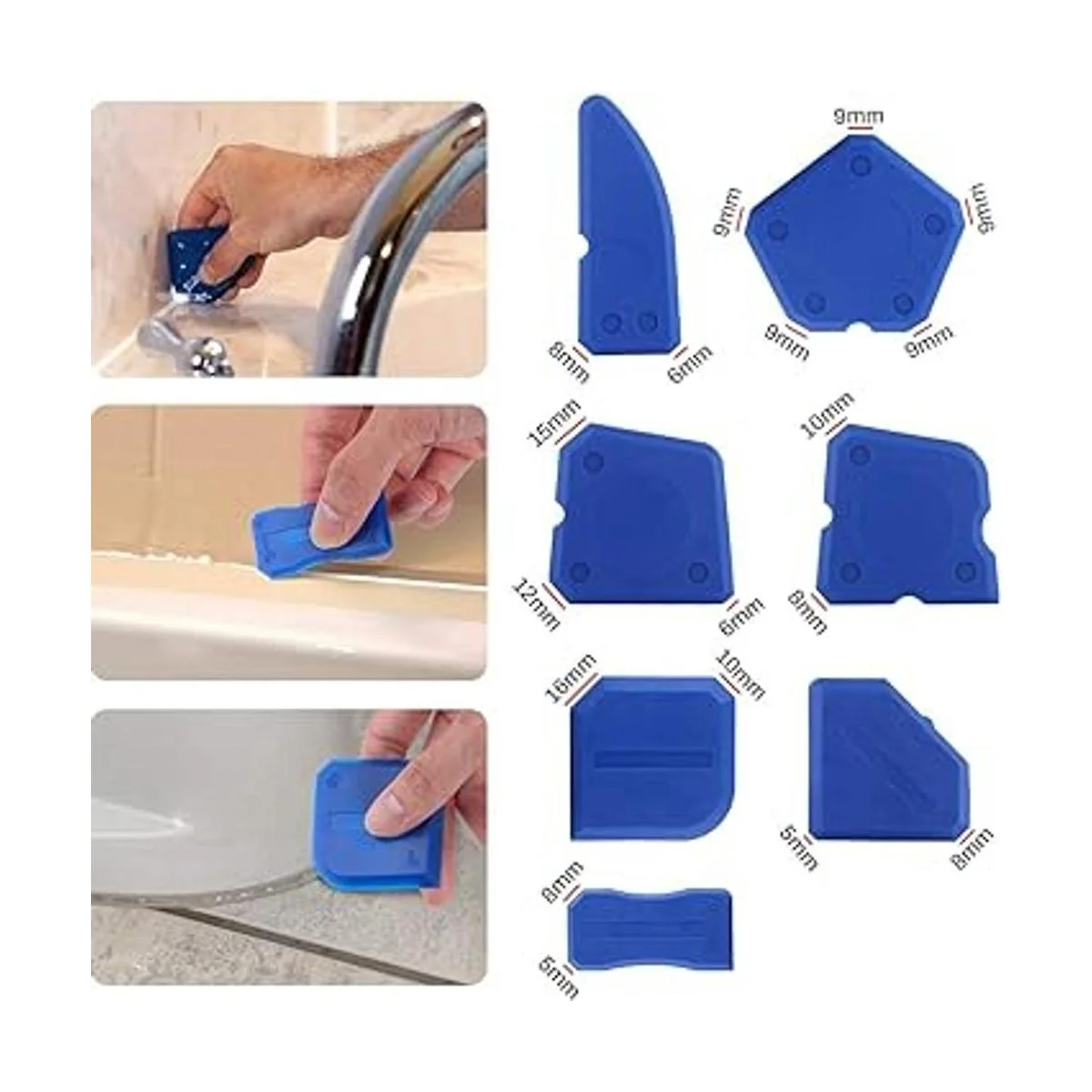 Herramienta de calafateo 12 piezas de sellador de