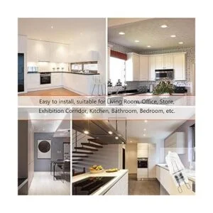 Paquete de 9 bombillas halógenas G9 de 40 W lente