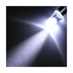 uxcell 10 bombillas LED con cable de 0.118 in luz blanca_4